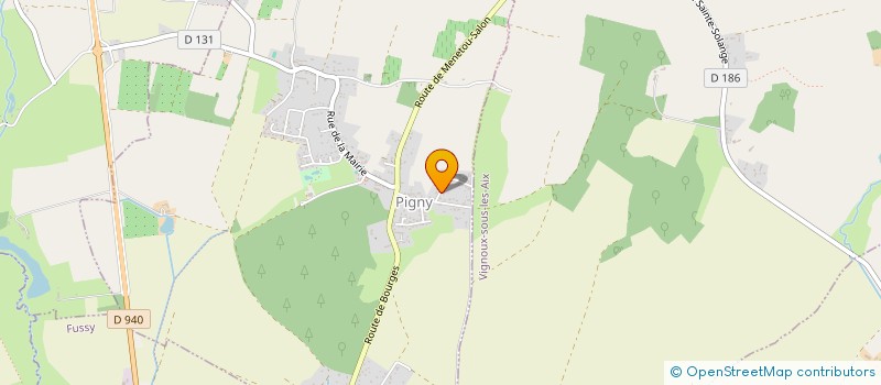 localisation de l'entreprise MADAME BENEDICTE VIGIER  PIGNY