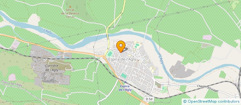 localisation de l'entreprise MADAME BENEDICTE VINCENT  ESPIRA-DE-L'AGLY