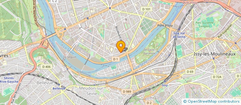 localisation de l'entreprise MADAME BENEDICTE WACHET  BOULOGNE-BILLANCOURT