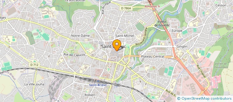 localisation de l'entreprise MADAME BENEDICTE WEEGER à SAINT-BRIEUC