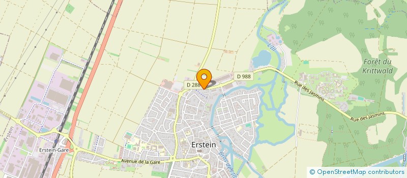 localisation de l'entreprise MADAME BENEDICTE WERLE  ERSTEIN