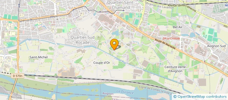 localisation de l'entreprise MADAME BENEDICTE WILHELM  AVIGNON