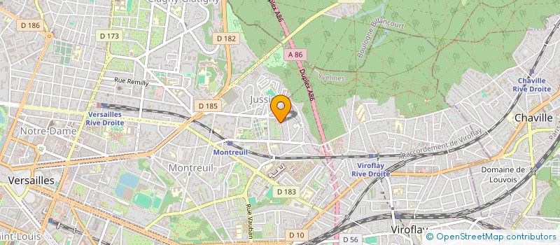 localisation de l'entreprise MADAME BENEDICTE YULI NZOKUMU à VERSAILLES