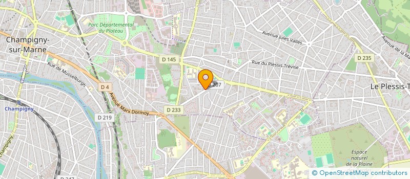 localisation de l'entreprise MADAME BENEDITA PEREIRA SALGADO à CHAMPIGNY-SUR-MARNE