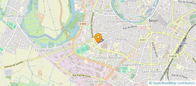 localisation de l'entreprise MADAME BENIE ADELINE KONIN à NIORT