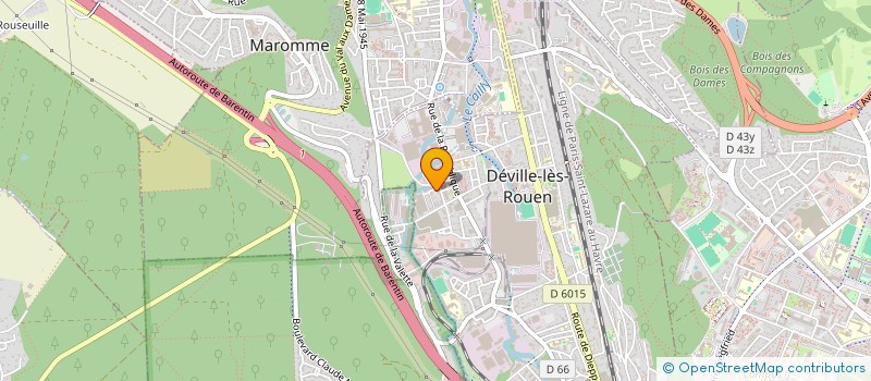 localisation de l'entreprise MADAME BENIE AMAN à DEVILLE-LES-ROUEN