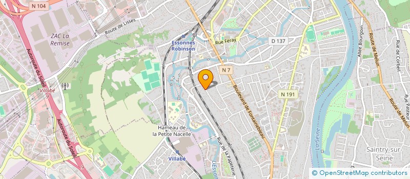 localisation de l'entreprise MADAME BENIE KOUAOH à CORBEIL-ESSONNES