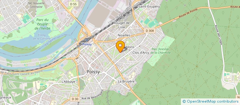 localisation de l'entreprise MADAME BENIE-LARISSA KATOYI-KABA  POISSY