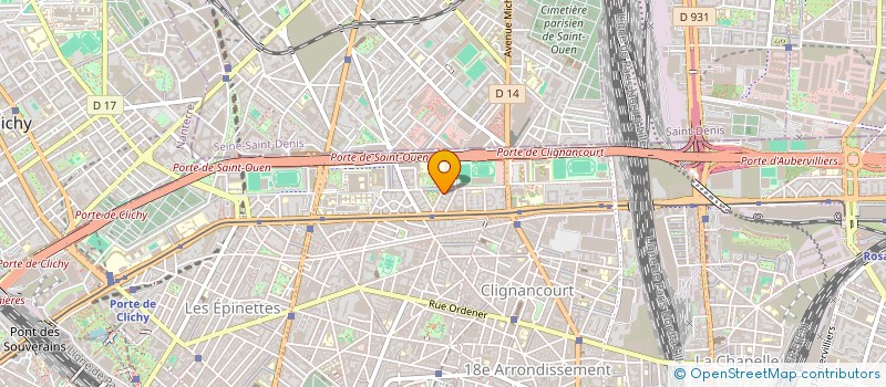 localisation de l'entreprise MADAME BENIN SAHIE  PARIS