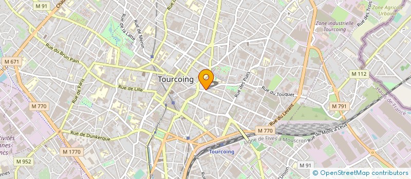localisation de l'entreprise MADAME BENITA AFRIFAH à TOURCOING