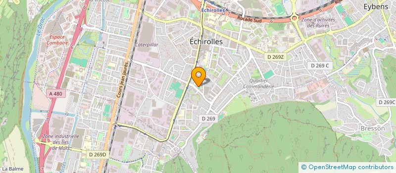 localisation de l'entreprise MADAME BENJAMIN DOSGHEAS à ECHIROLLES