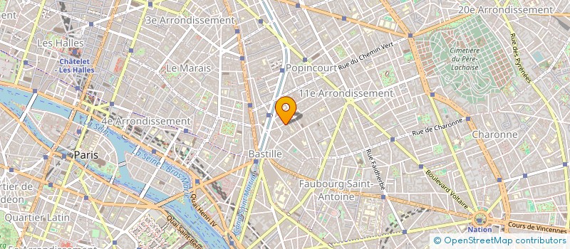 localisation de l'entreprise MADAME BENJAMINE CLEMENCIN  PARIS