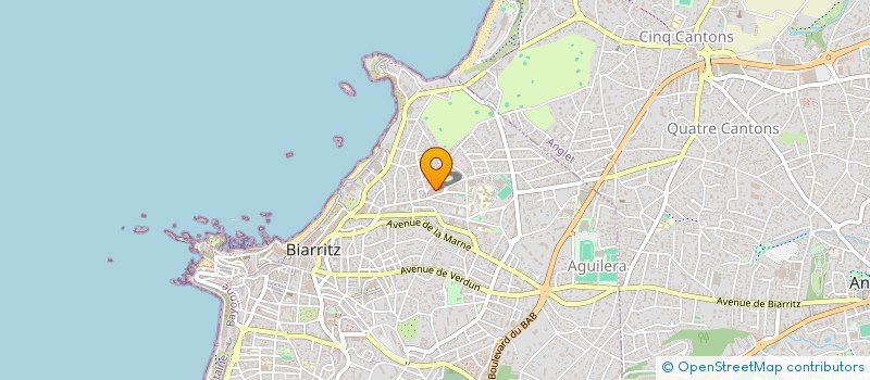 localisation de l'entreprise MADAME BENJAMINE DUPONT  BIARRITZ