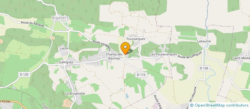 localisation de l'entreprise MADAME BENJAMINE GUZZO GEORGE  AIGALIERS