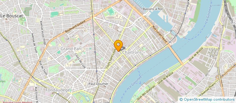 localisation de l'entreprise MADAME BENJAMINE PARADIS  BORDEAUX