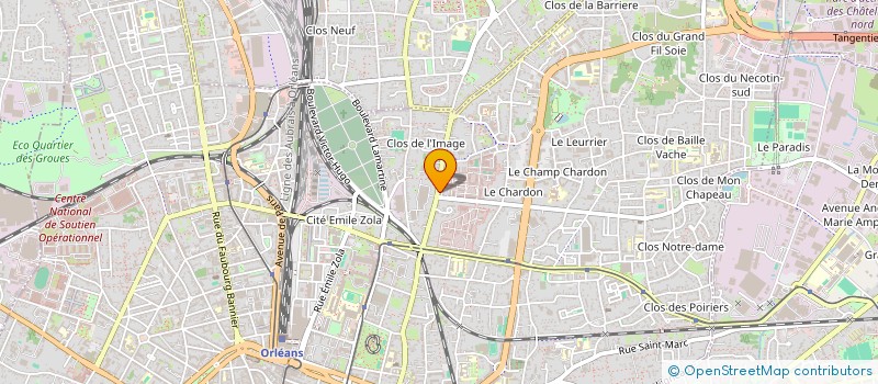 localisation de l'entreprise MADAME BENJAMINE PLANQUE à ORLEANS