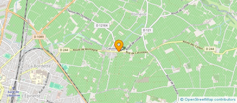 localisation de l'entreprise MADAME BENOITE DEFFONTAINES  POMEROL