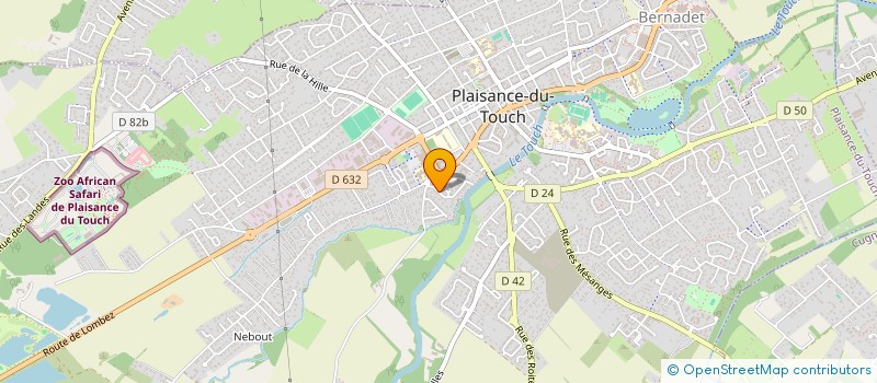 localisation de l'entreprise MADAME BENOITE LAVIE  PLAISANCE-DU-TOUCH