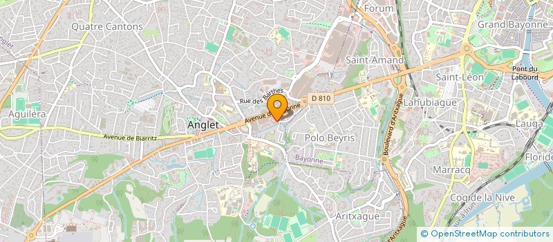 localisation de l'entreprise MADAME BENOITE RICHARD  ANGLET