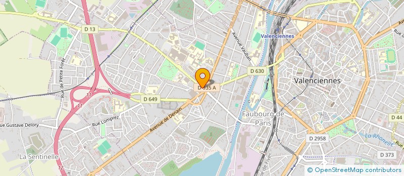 localisation de l'entreprise MADAME BENOITE SERMESANT  VALENCIENNES