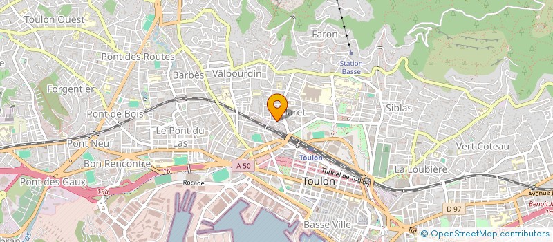 localisation de l'entreprise MADAME BENOITE VIRY  TOULON