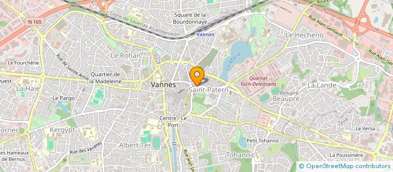 localisation de l'entreprise MADAME BENONINE FAVRE à VANNES