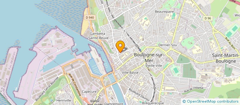 localisation de l'entreprise MADAME BENSALEM BENSALEM SEPHORA MORGANE  BOULOGNE-SUR-MER