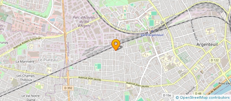 localisation de l'entreprise MADAME BENYOUNES TEMMAR à ARGENTEUIL
