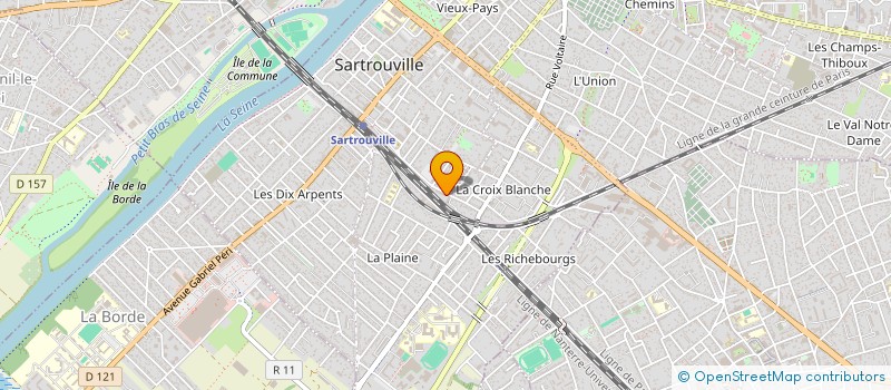 localisation de l'entreprise MADAME BERACA GUITOUKOULOU à SARTROUVILLE