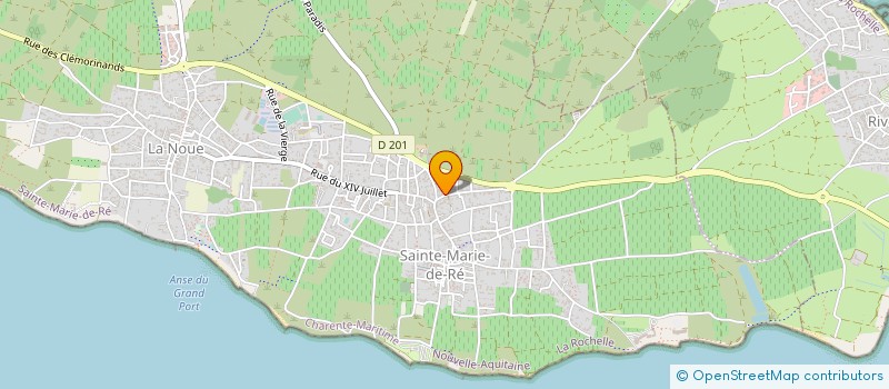 localisation de l'entreprise MADAME BERANGERE AUDOUIN  LA ROCHELLE