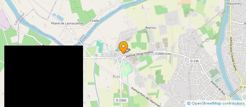 localisation de l'entreprise MADAME BERANGERE BARTRO  BIAS