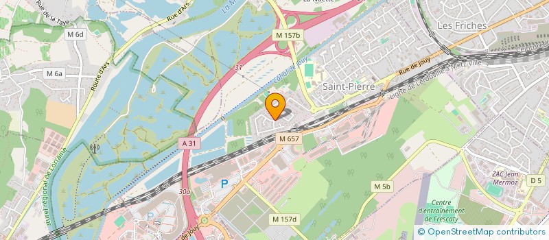 localisation de l'entreprise MADAME BERANGERE BIENCOURT  MOULINS-LES-METZ