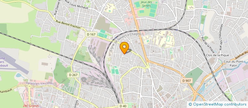 localisation de l'entreprise MADAME BERANGERE BONNARD à NEVERS
