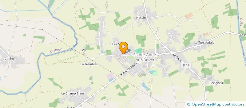 localisation de l'entreprise MADAME BERANGERE BOTTON  SAINTE-ANNE-SUR-BRIVET