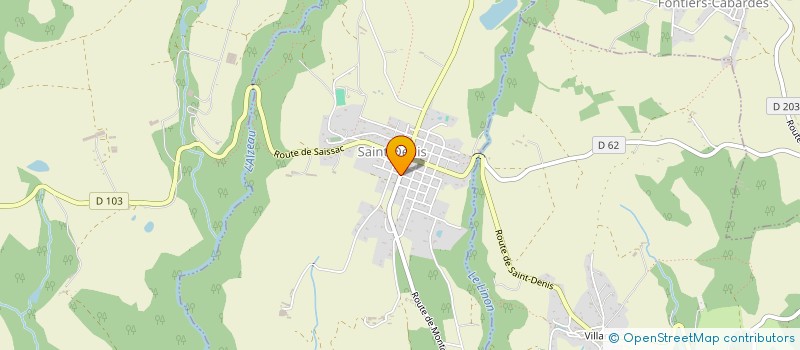 localisation de l'entreprise MADAME BERANGERE BRETON à SAISSAC