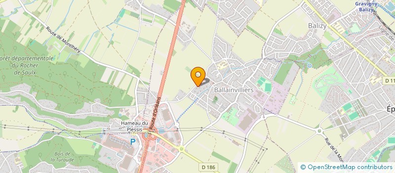 localisation de l'entreprise MADAME BERANGERE BRUNI à BALLAINVILLIERS