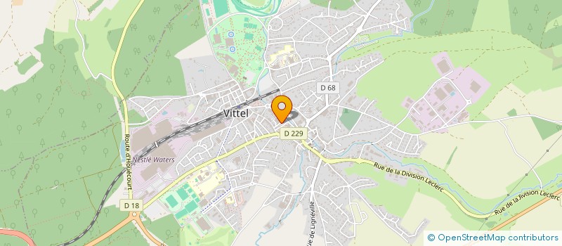 localisation de l'entreprise MADAME BERANGERE BRUOT  VITTEL