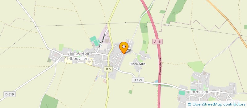 localisation de l'entreprise MADAME BERANGERE CASSEL  SAINT-CREPIN-IBOUVILLERS