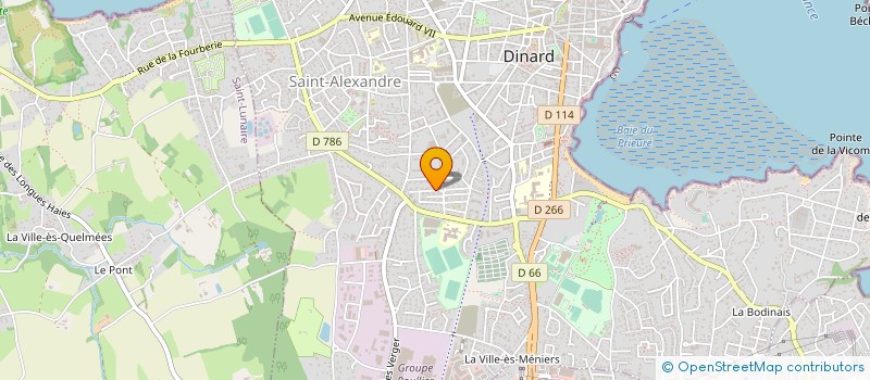 localisation de l'entreprise MADAME BERANGERE D ERSU  DINARD