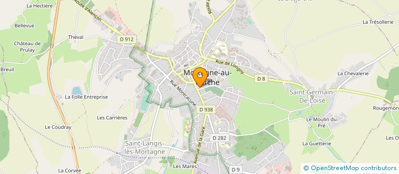 localisation de l'entreprise MADAME BERANGERE DONNET à MORTAGNE-AU-PERCHE