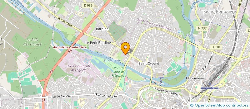 localisation de l'entreprise MADAME BERANGERE DOSIERE à ANGOULEME