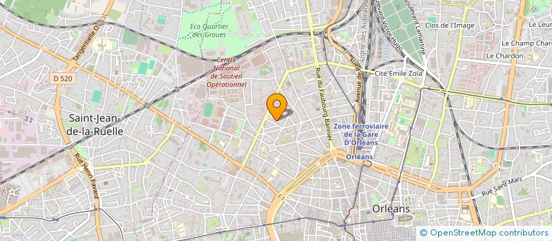 localisation de l'entreprise MADAME BERANGERE DUCOTEY à ORLEANS