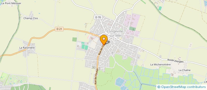 localisation de l'entreprise MADAME BERANGERE DUFEUTRELLE  LONGEVILLE-SUR-MER