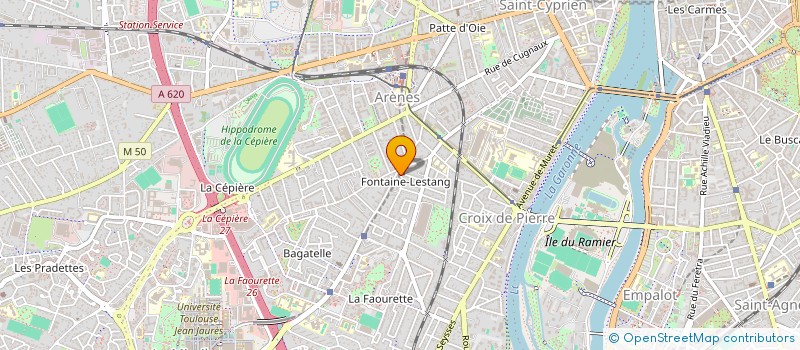 localisation de l'entreprise MADAME BERANGERE DUPONT à TOULOUSE