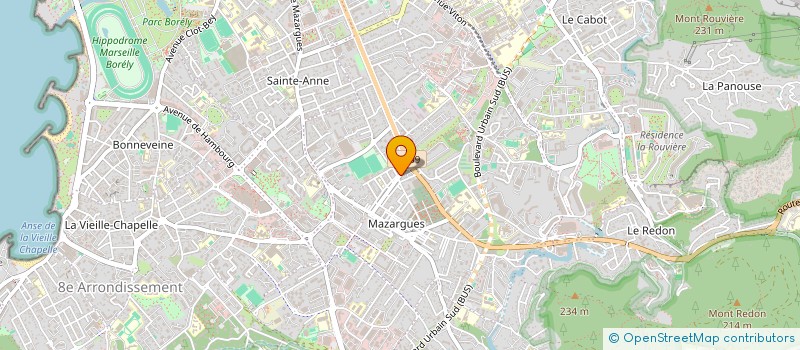 localisation de l'entreprise MADAME BERANGERE DUVAL  MARSEILLE