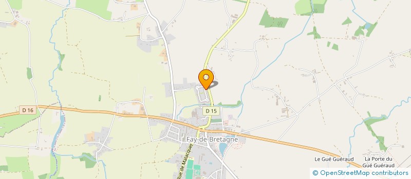 localisation de l'entreprise MADAME BERANGERE EVRARD à FAY-DE-BRETAGNE
