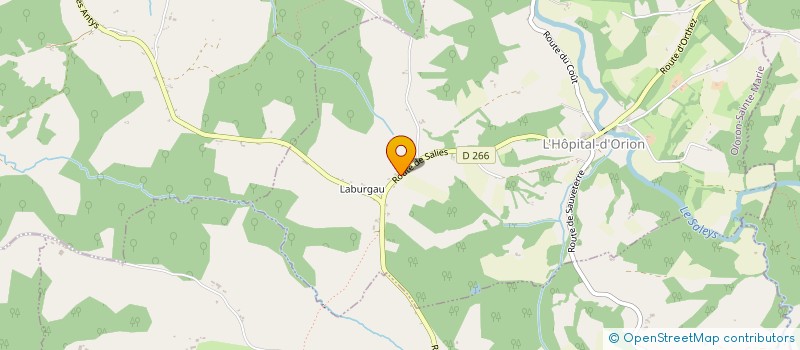 localisation de l'entreprise MADAME BERANGERE FOLIN  L'HOPITAL-D'ORION