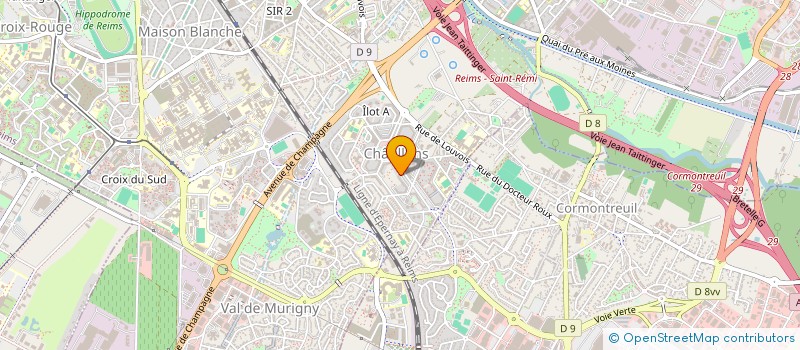 localisation de l'entreprise MADAME BERANGERE FOURNIER à REIMS