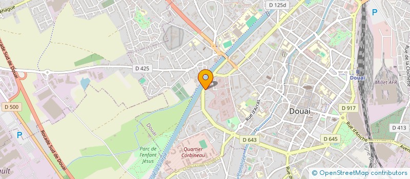 localisation de l'entreprise MADAME BERANGERE GABILLET à DOUAI
