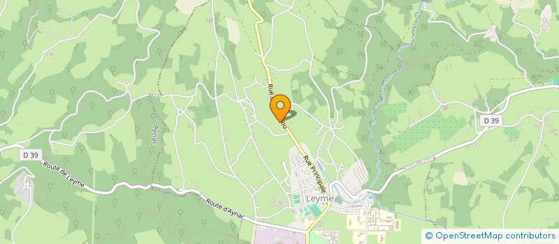 localisation de l'entreprise MADAME BERANGERE GARRIC  LEYME